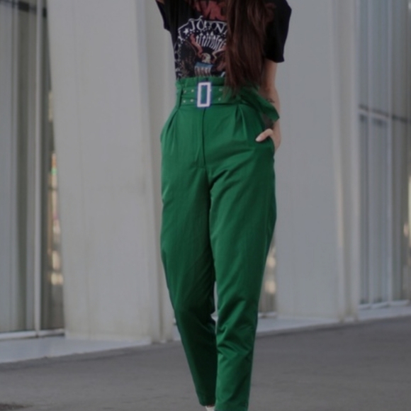 HM pant Size 12 Green - Picture 8 of 8